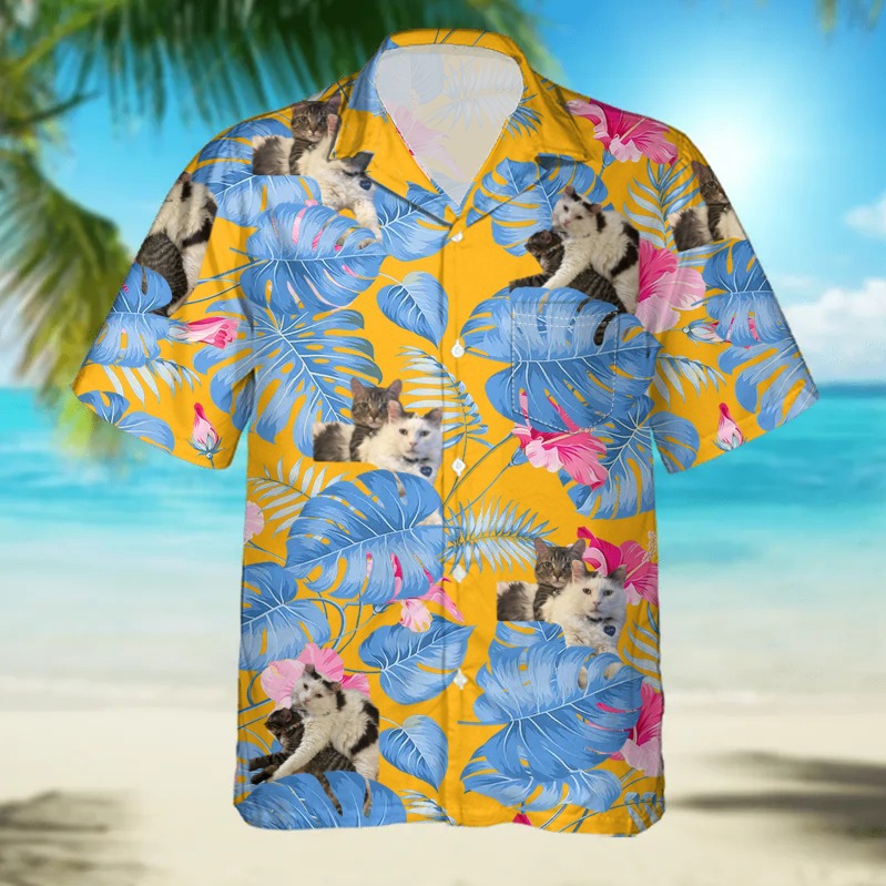 Digital Print Hawaiian Men's Casual Shirt