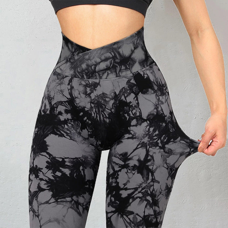 Women's High-waisted Tight-fitting Cross-breeches