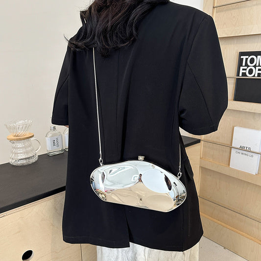 Small Bag Women's Fashion Design Western Style Shoulder  Acrylic