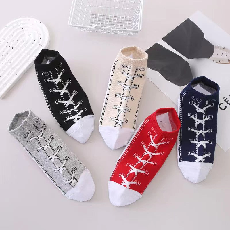 Women's Fashionable All-match Canvas Shoes Socks