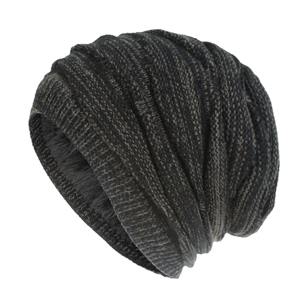 Men's And Women's Same Style Warm Fleece Wool Knitted Hat