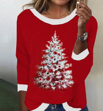 Casual Fashion Trends High Quality Color Matching Long Sleeve