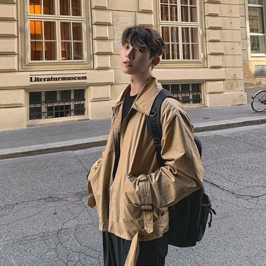 Men's Handsome Short Jacket Coat