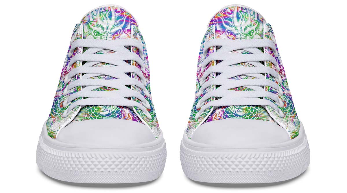 Fashion Print Couple Low-Top Canvas Shoes