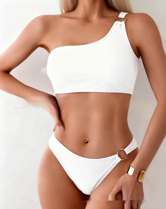 New Solid-color Two-piece Sexy Bikini
