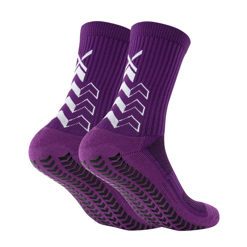 Thickened Middle Arrow Dispensing Towel Bottom Long Tube Non-slip Socks
