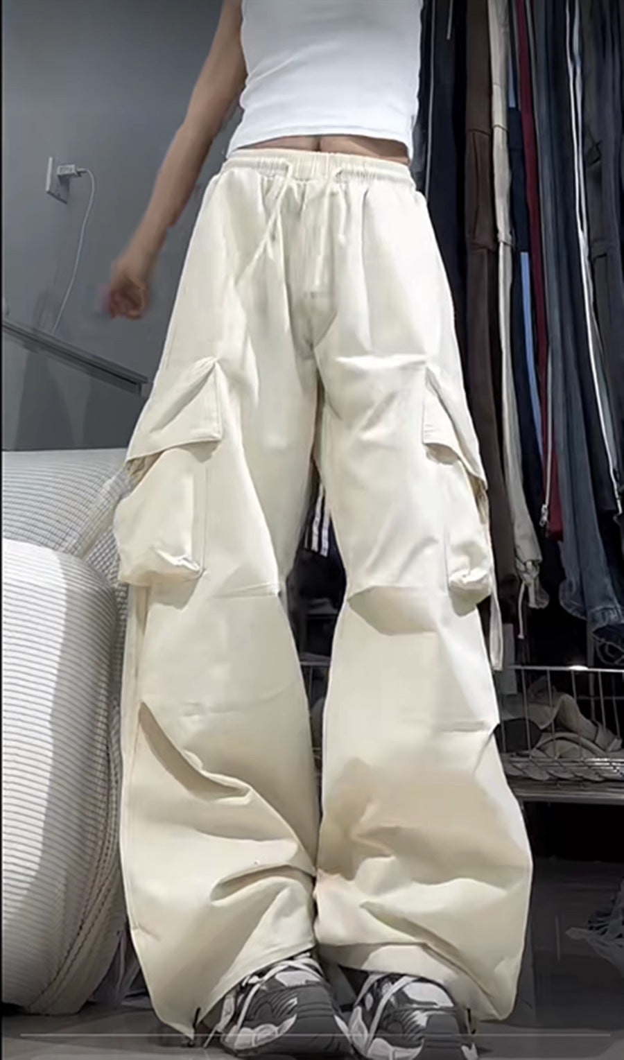 High Waist Retro Quick-drying Overalls For Women