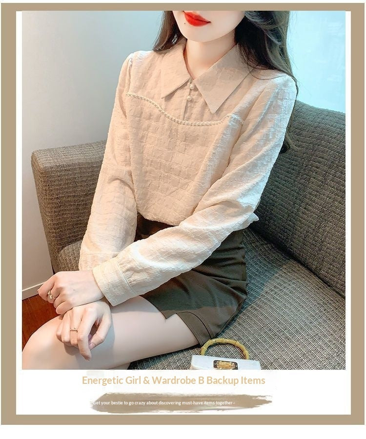 Women's Long Sleeve Chiffon Shirt