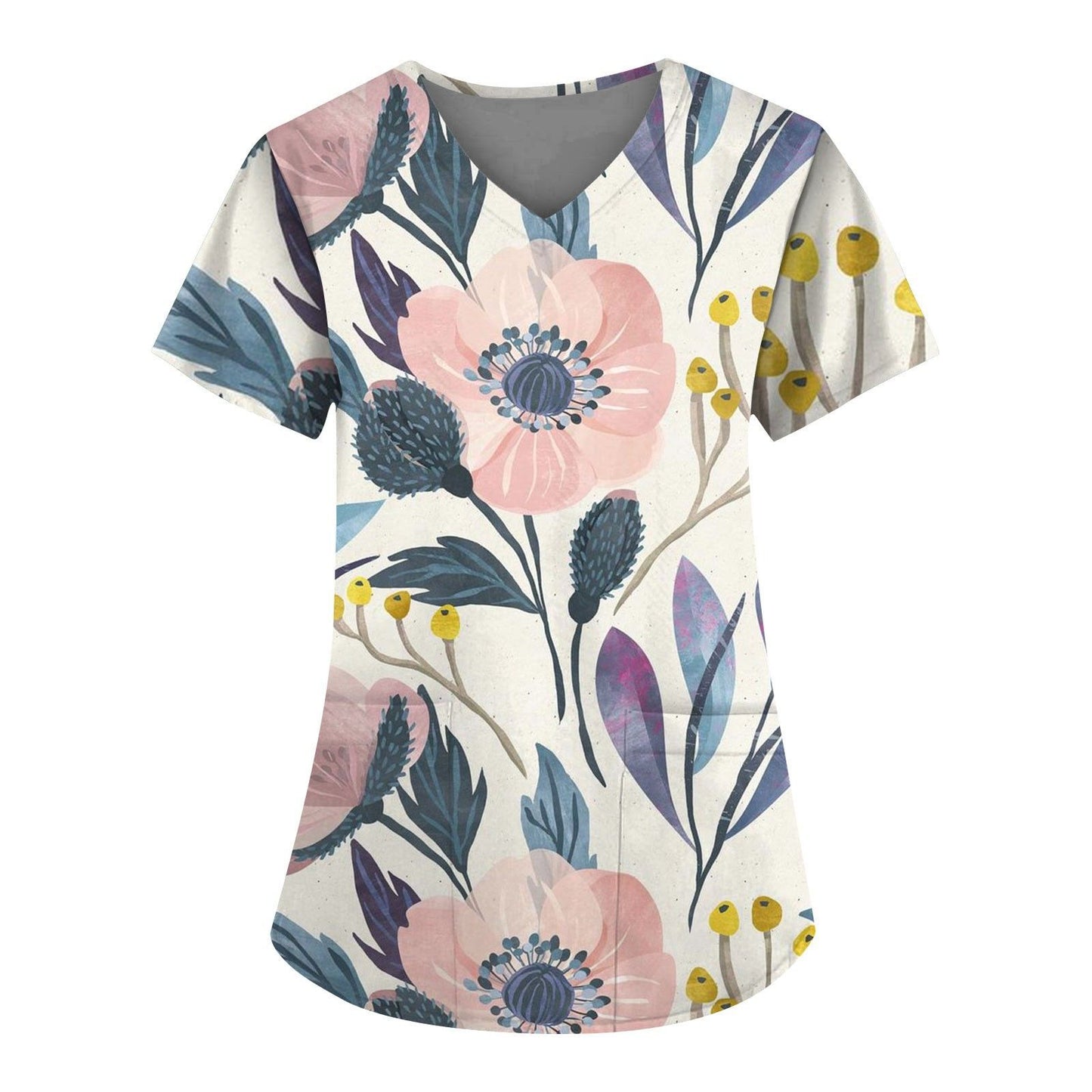 3DV Collar Comfort And Casual Cloth For Nursing Workers