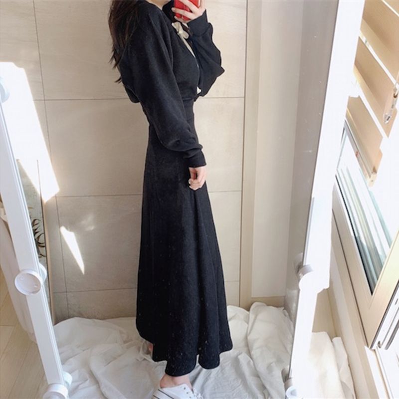 Womens Fashionable Casual Sweatshirt And Skirt Set