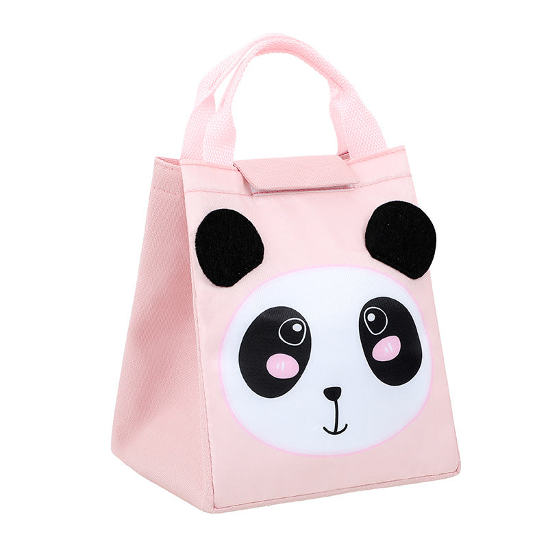 New Cartoon Student Lunch Bag Oxford Cloth Insulation