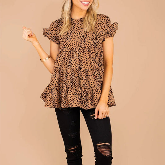 Summer Fashion Trend New Printed Short Sleeves