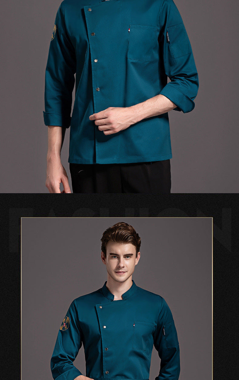 Cook's Work Clothes Men's Hotel Baking Top