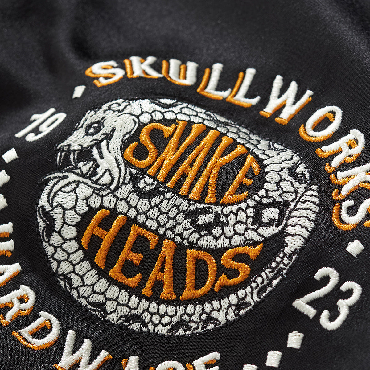 Heavy Duty Embroidered Year Of The Snake Lucky Casual Baseball Jacket