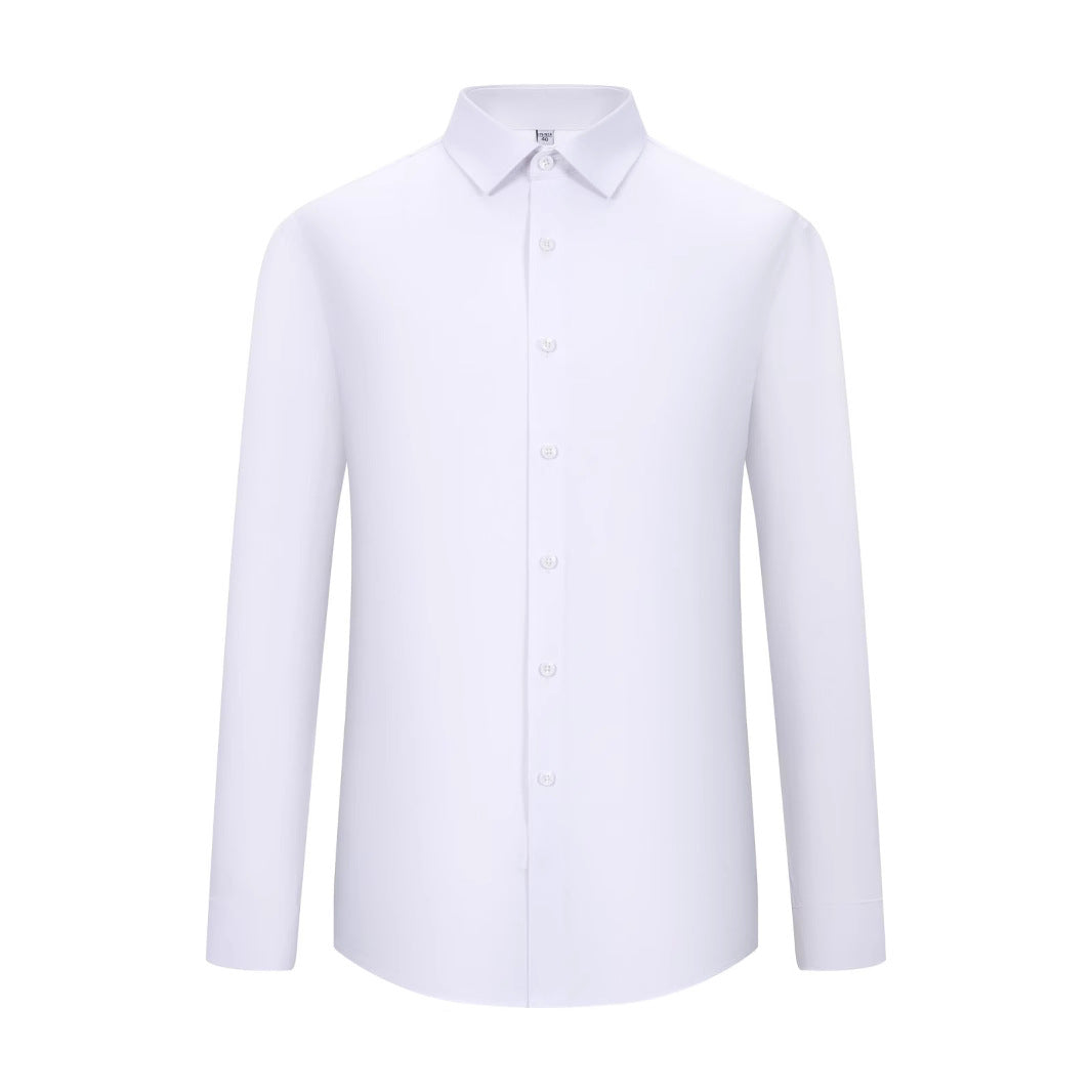 Three-proof Shirt Men's Long-sleeved Bamboo Fiber