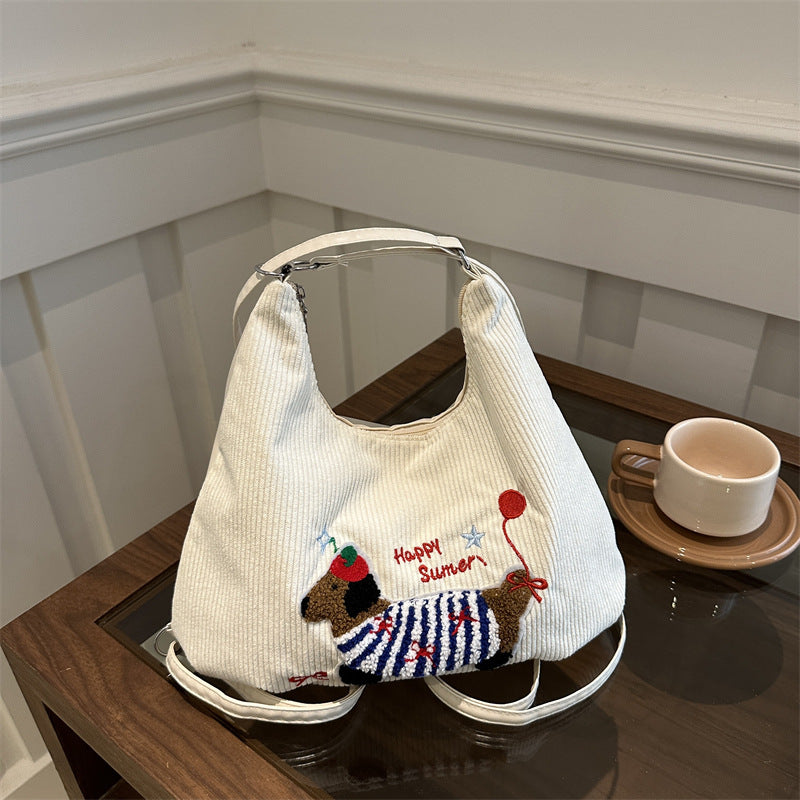 Retro Large Capacity Women's Tote Bag Fashion Casual Fashion Shoulder Handbag