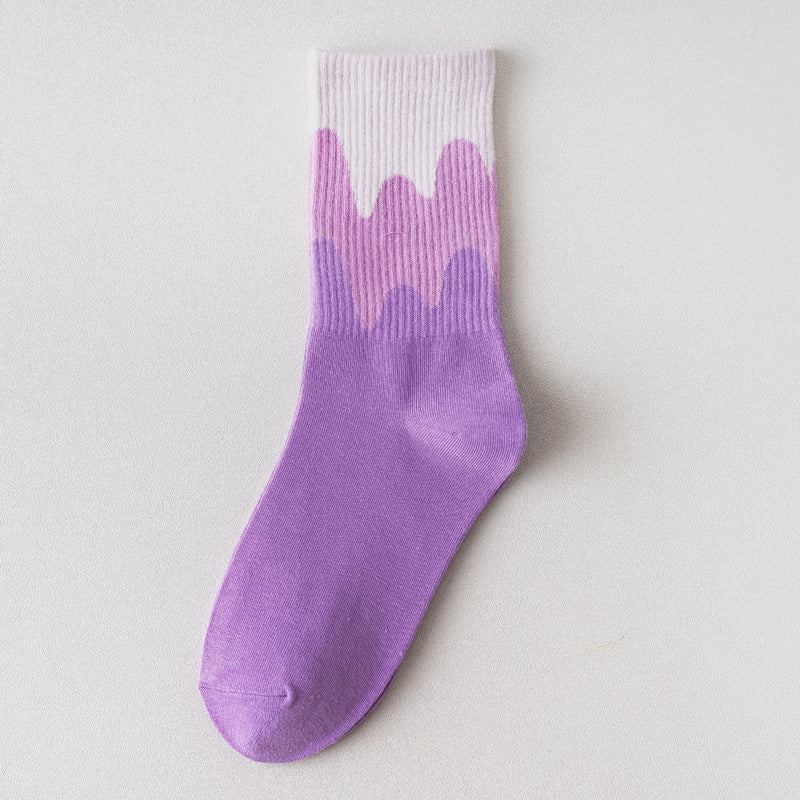 Women's Socks Ice Cream Cream Tube Socks Japanese Style