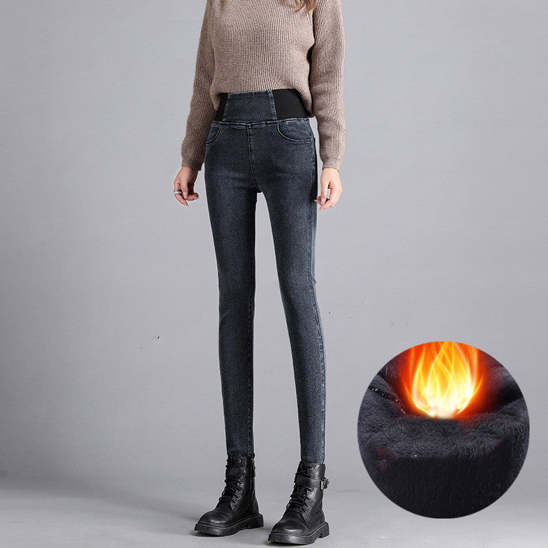 Wear Slim Pencil Pants With Abdomen And Feet