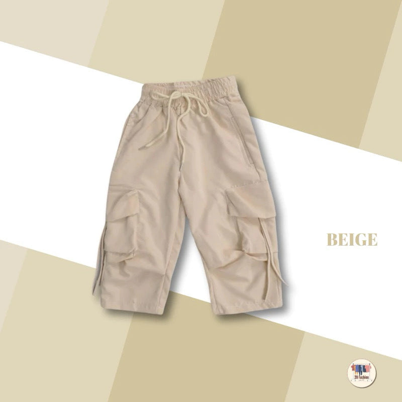 Unisex Children Fashionable Cargo Pants