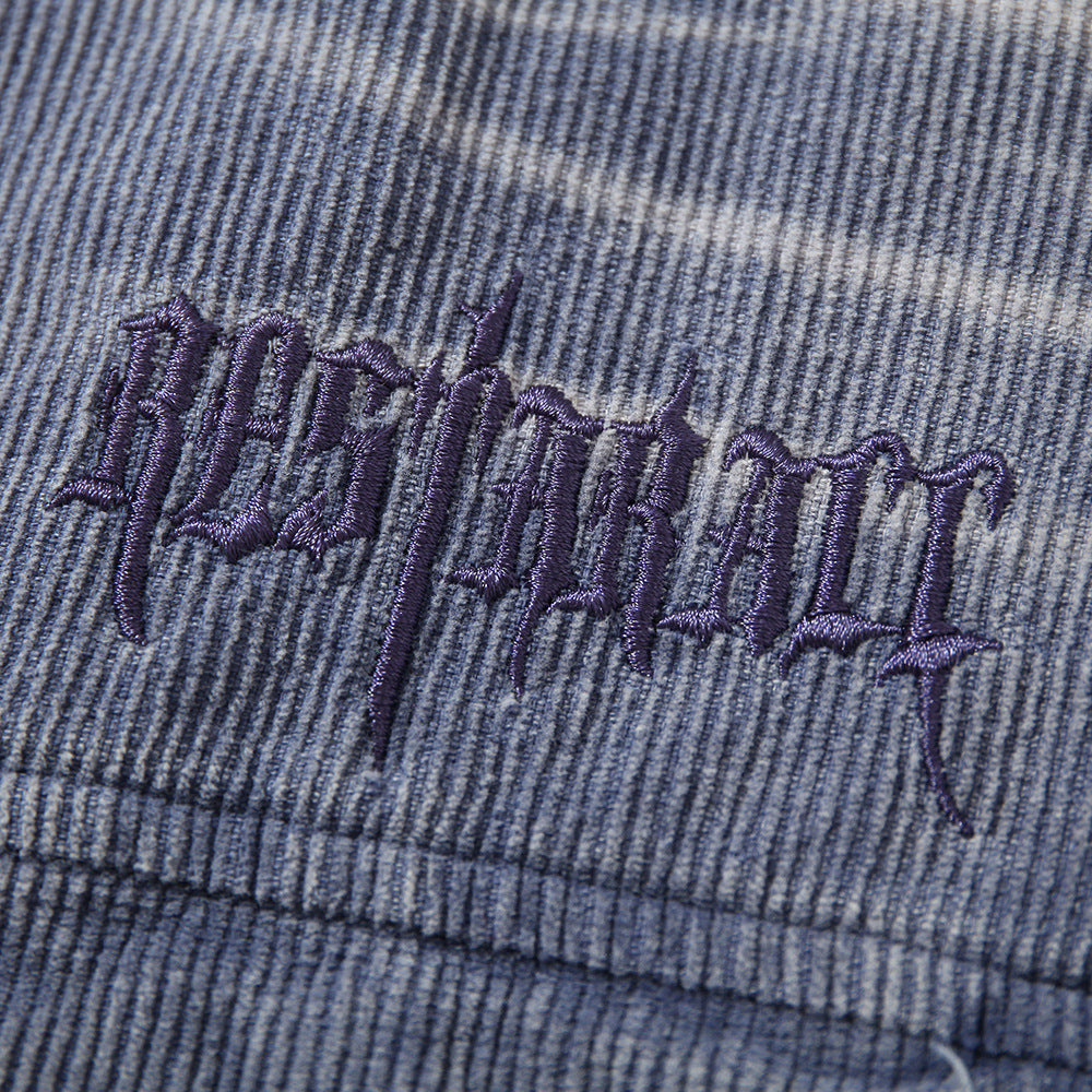 Punk Distressed Niche Corduroy Jacket Jacket