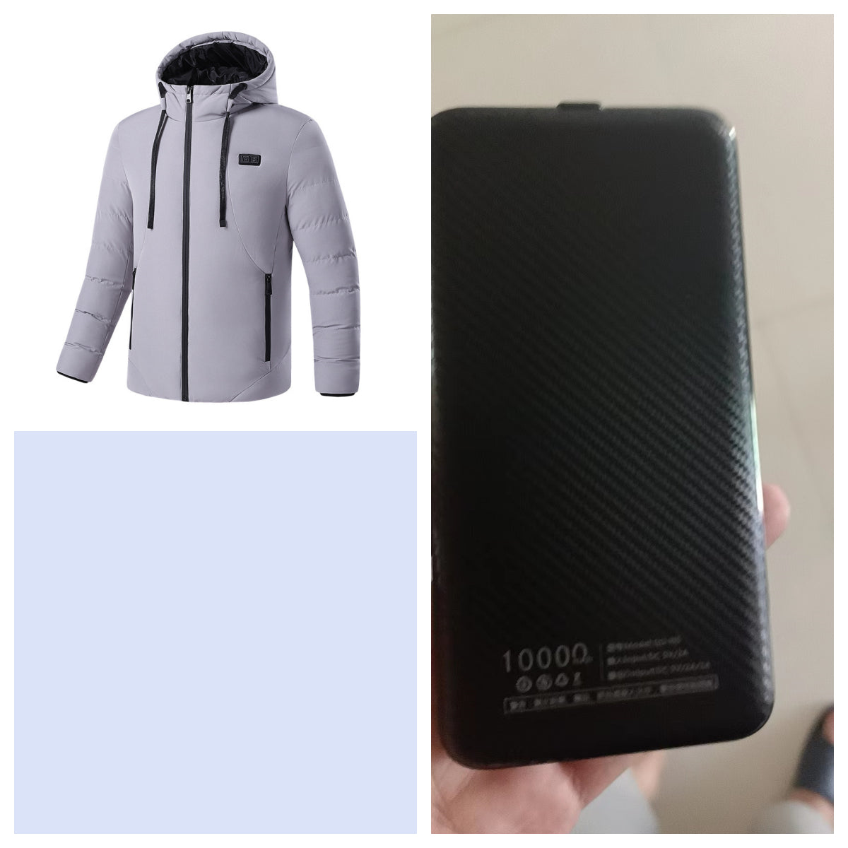 zone11-  Heating Jacket Winter USB Carbon Fiber Heating