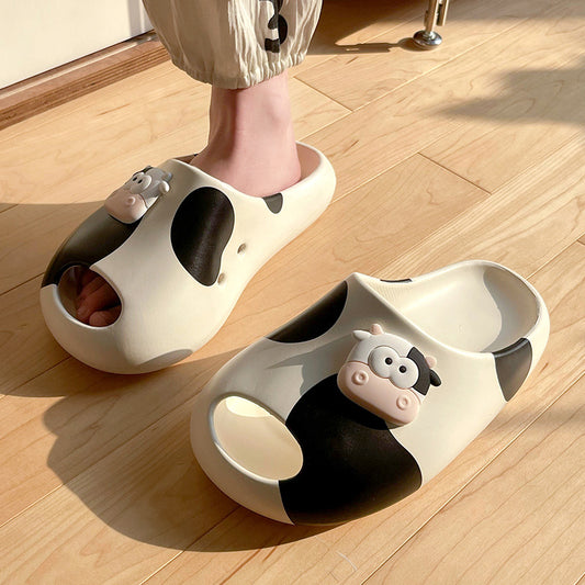 Thick-soled Cartoon Cute Slippers Outerwear