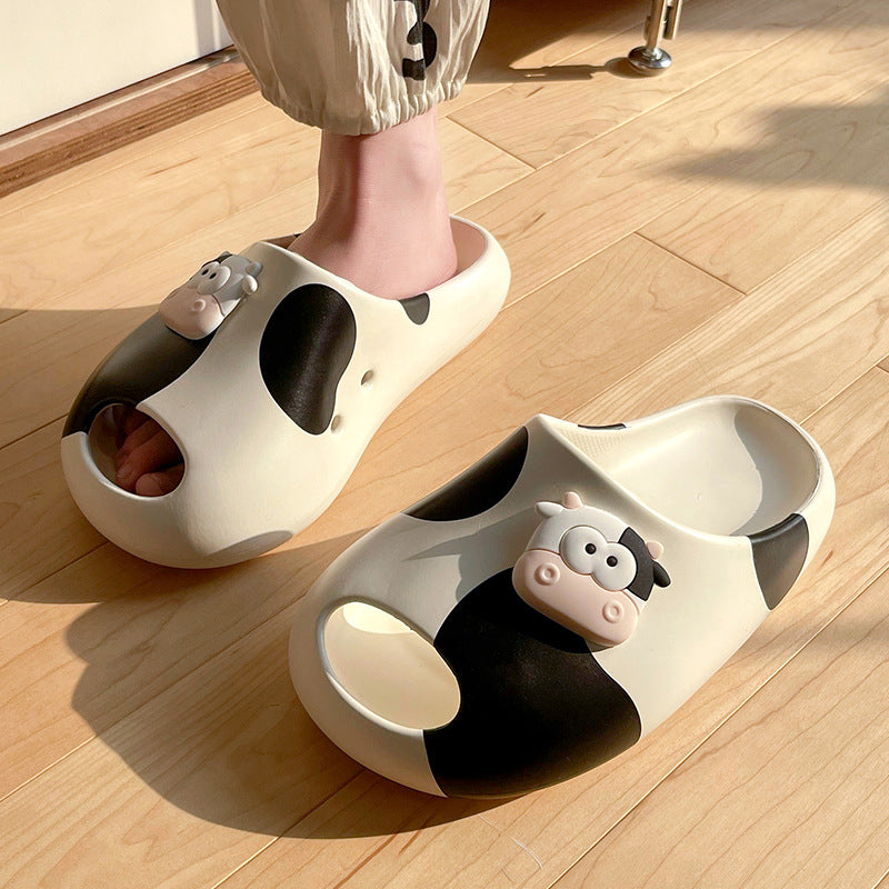 Thick-soled Cartoon Cute Slippers Outerwear