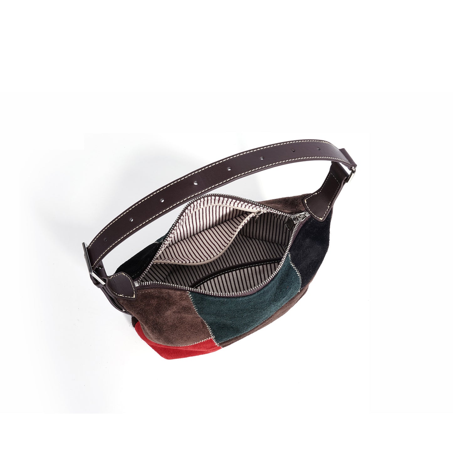 Cortical Women's Spliced Casual Crossbody Bag