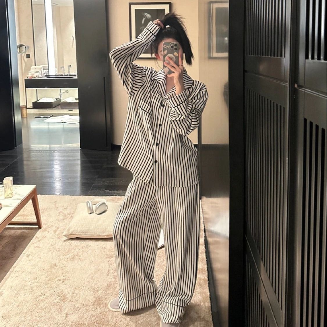 Women's Long Sleeve Pants Comfortable Casual Set