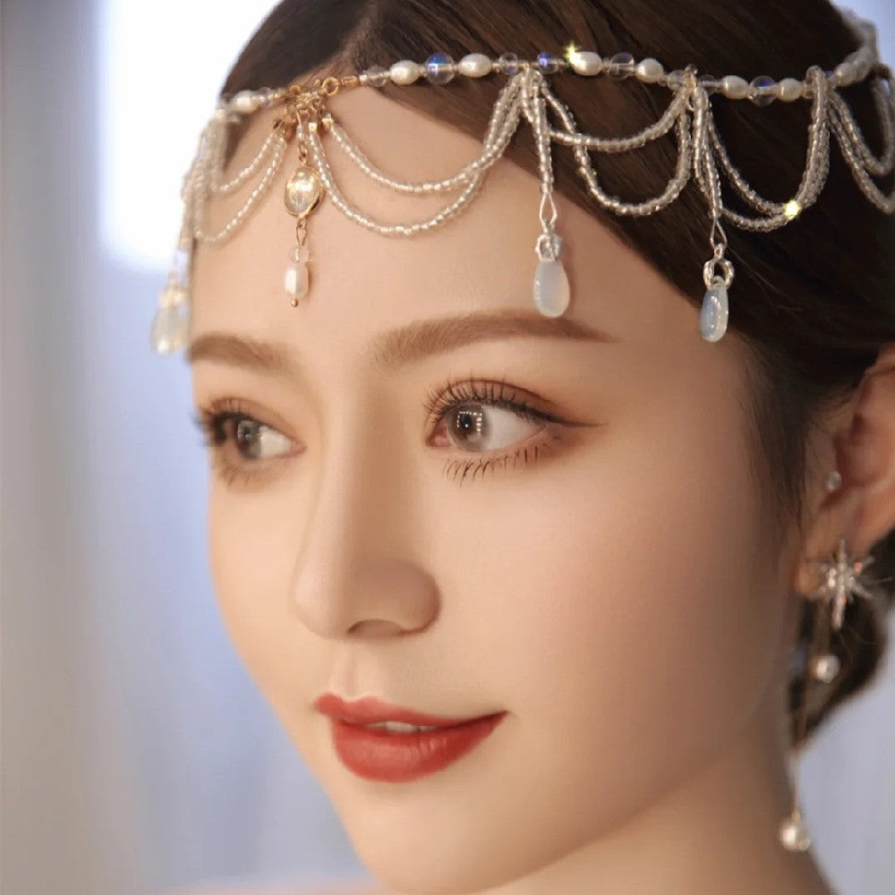 Fashion Personality New Glass Girl Headdress