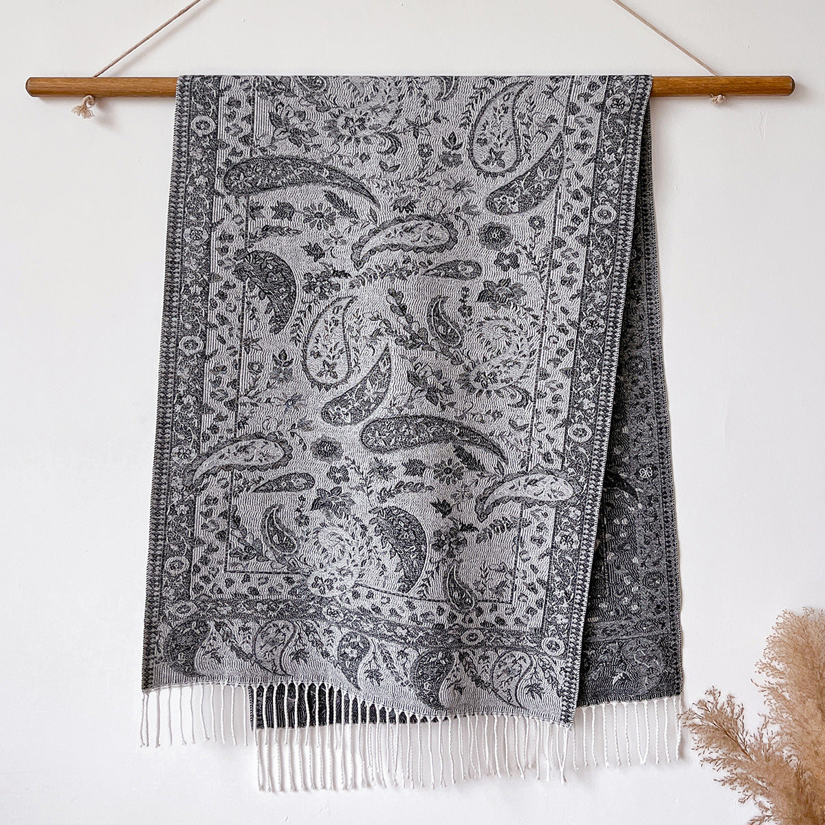 Thickened Warm Tasseled Cloak Womens Neck Warmer