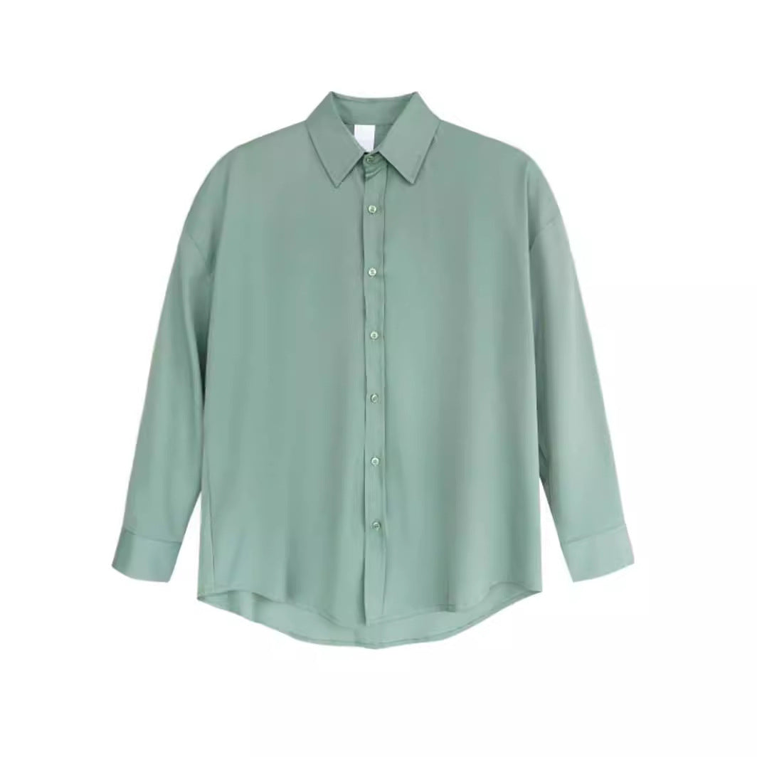 Vintage isdrape med løstsiddende langærmet top