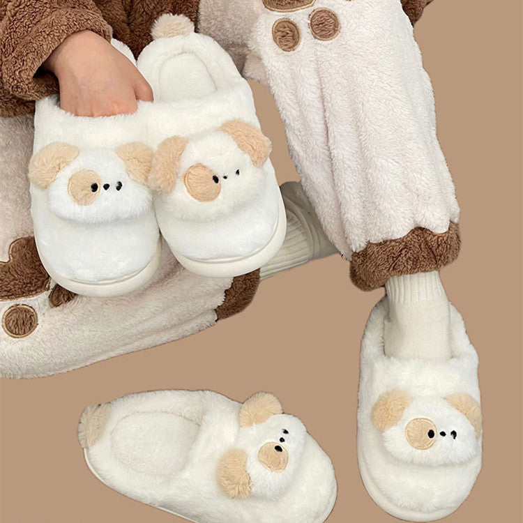 Women's Thermal Removable Waterproof Cotton Slippers
