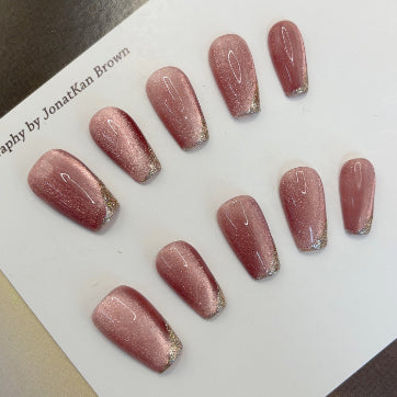 Women's Handmade Cat's Eye Wear Nail Tip