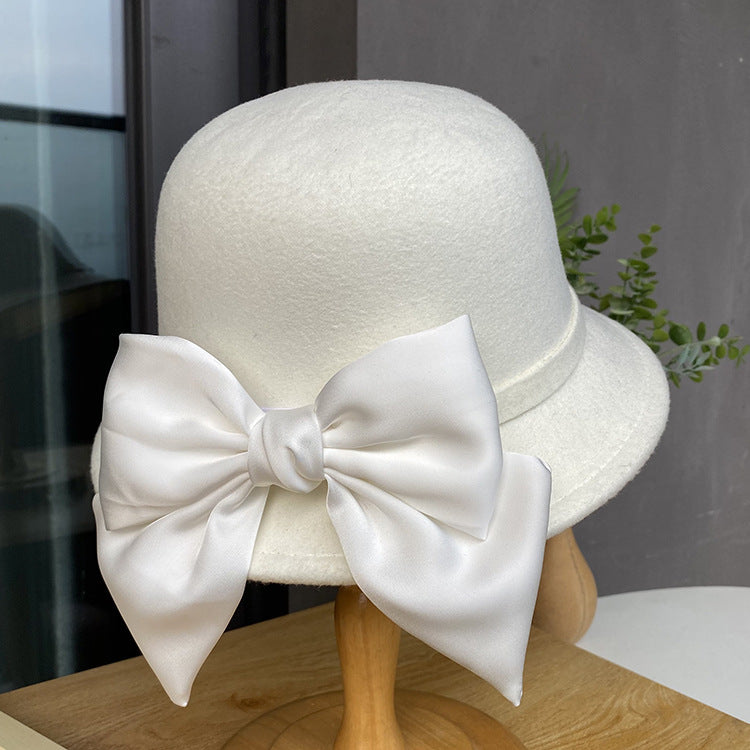 Autumn And Winter Dome Bucket Hat Ladies
