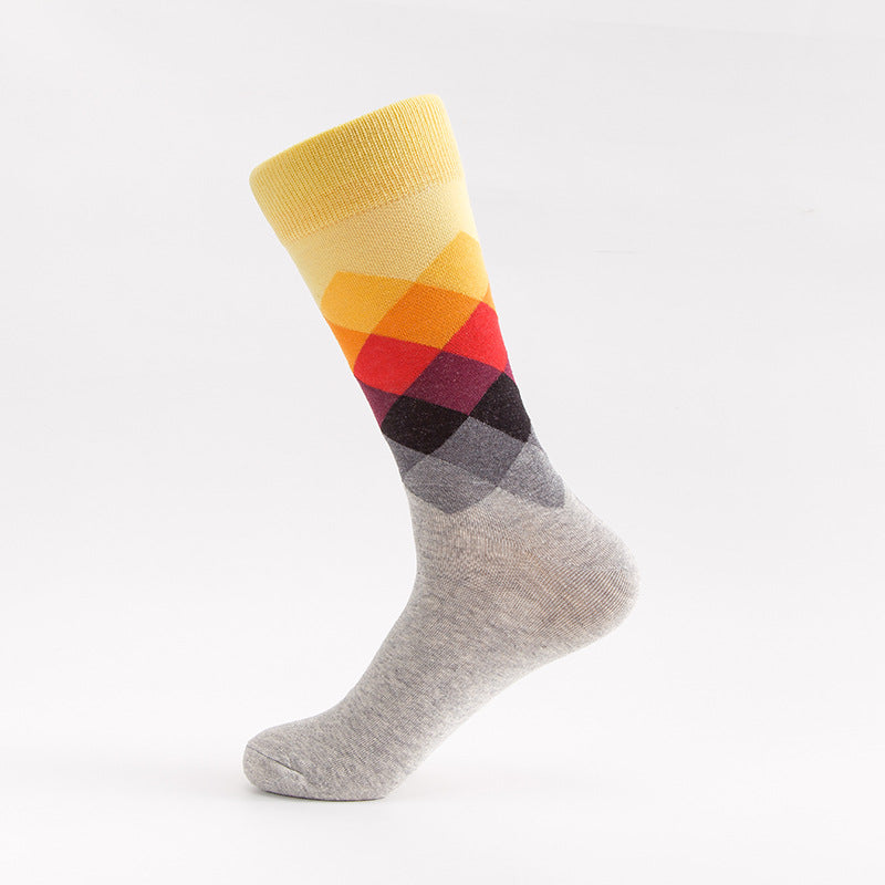 Shaping Sweat Absorbing And Deodorant Men's Trendy Long Hip Hop Cotton Socks