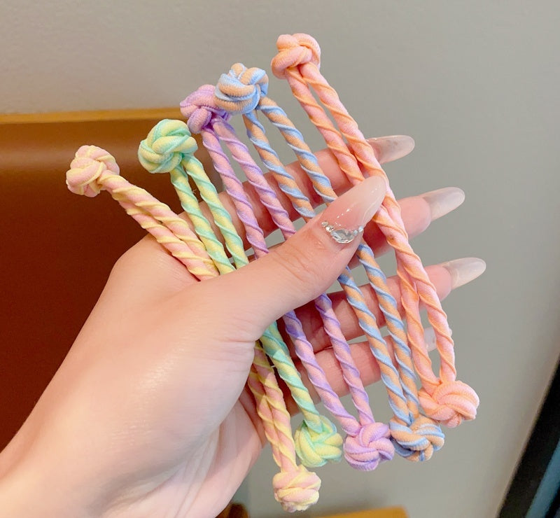 Girls' High-end Hair Band With Rubber Band