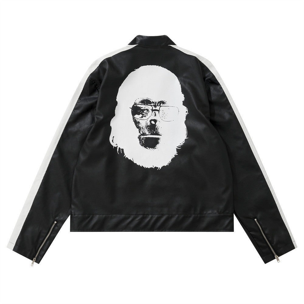 Gorilla Head Print Coat For Men