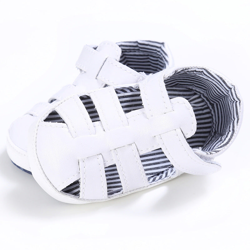 Baby Solid Color Soft-soled Hollow Toddler Sandals
