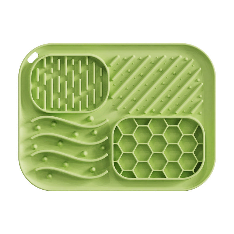 Dog Slow Feeder Bowl With Suction Cup To Prevent Choking And Encourage Slow Eating Mat
