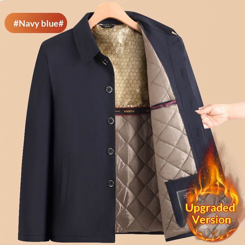 Mens Thickened Graphene Padded Jacket For Fall And Winter