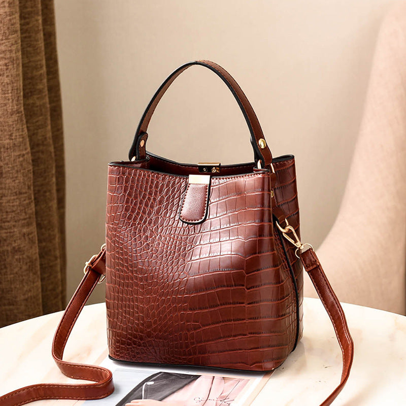 Women's Bag Korean Fashion Casual Bucket Bag Shoulder Bag Messenger Bag One Generation Delivery Bag Female Bags