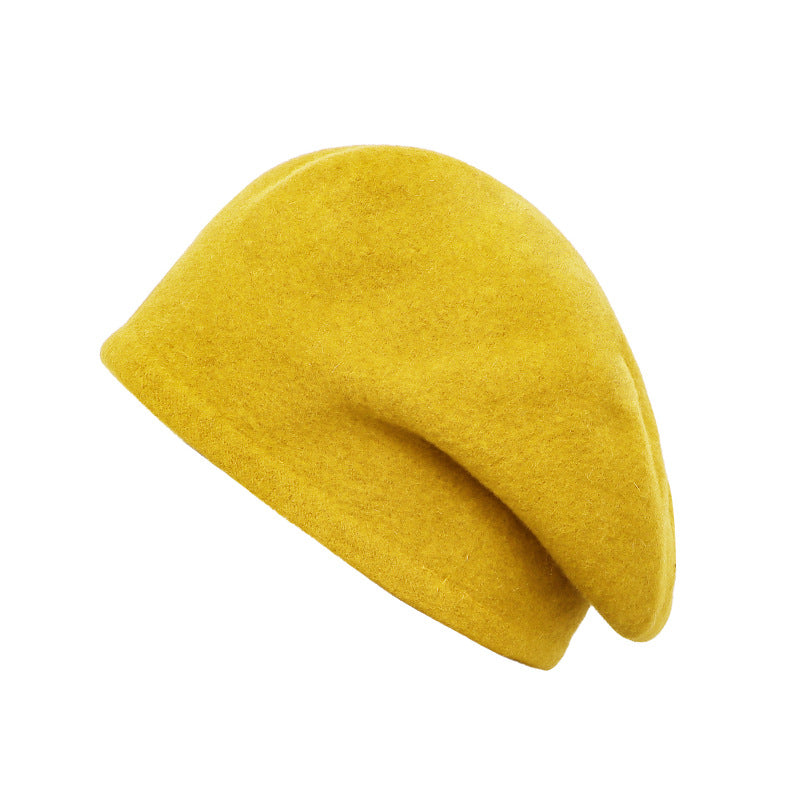 Knitted Wool Hat To Keep Warm Pile
