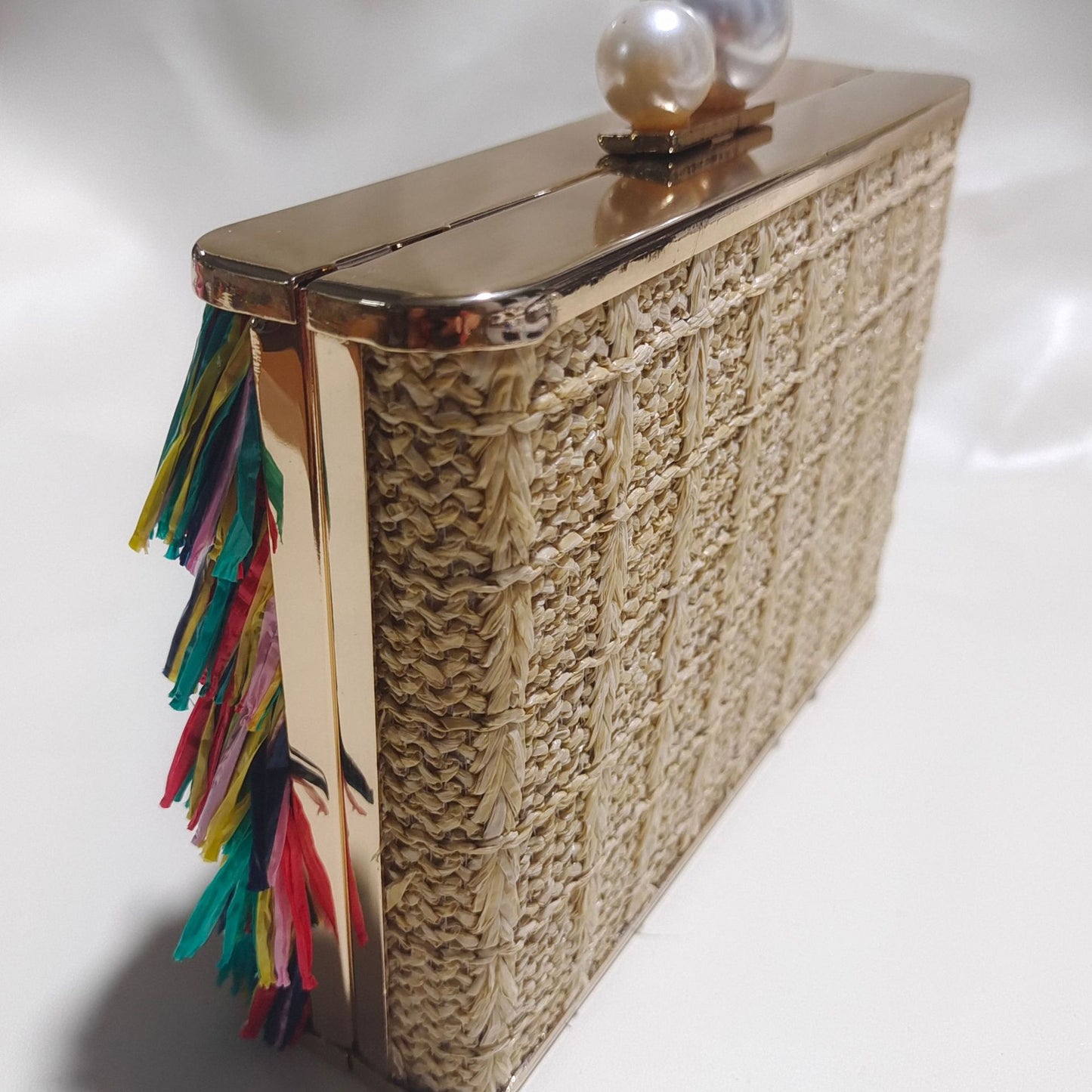 Women's Fashion Seven Color Tassel Dinner Bag