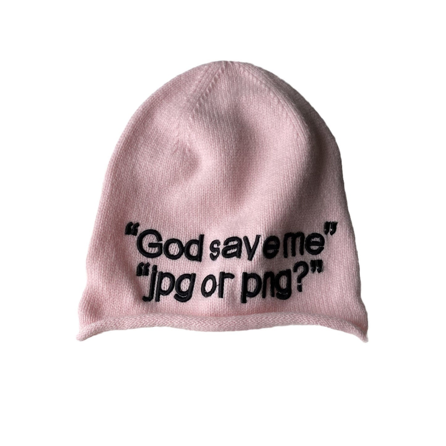 Fashion Letter Curling Pile Heap Cap