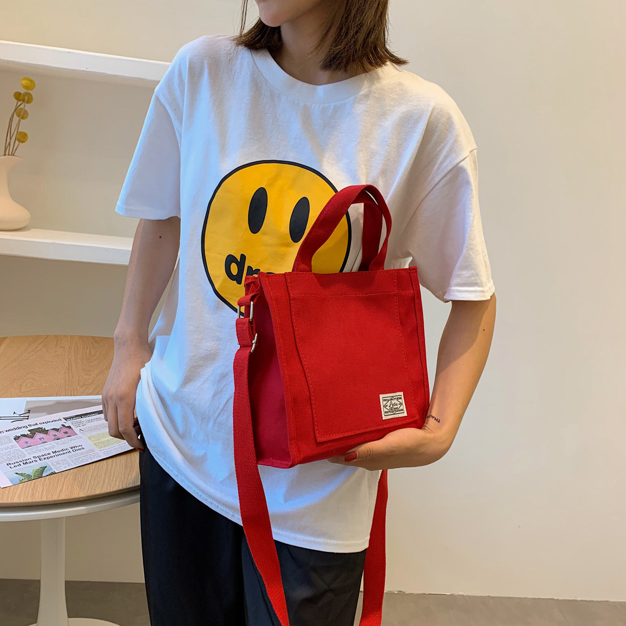 Women's Nylon New Fashion Sweet One Shoulder Messenger Bag