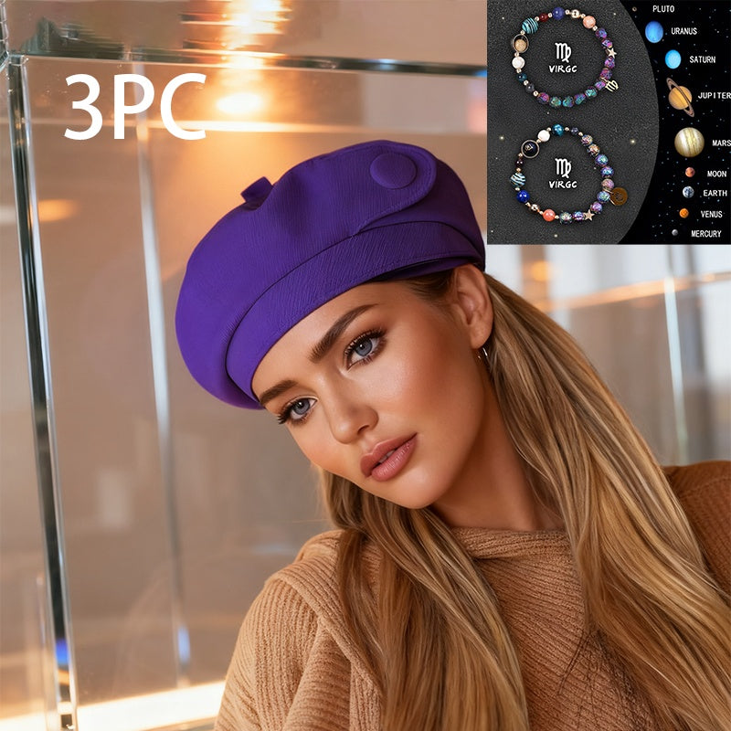 British-style Casual Painter Hat That Is Versatile And Can Show Off Your Face