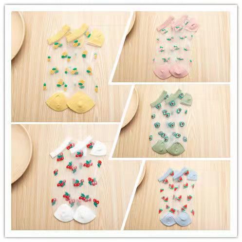 Socks Women's Short Tube Crystal Wire Anti Hook Wire
