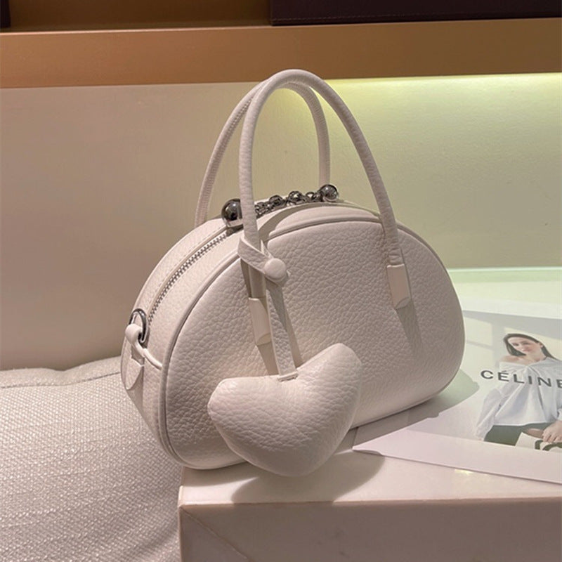 Handbag For WomenLuxury Desinger Heart Crossbody Bag Solid Concise Ladies Femlae Bag