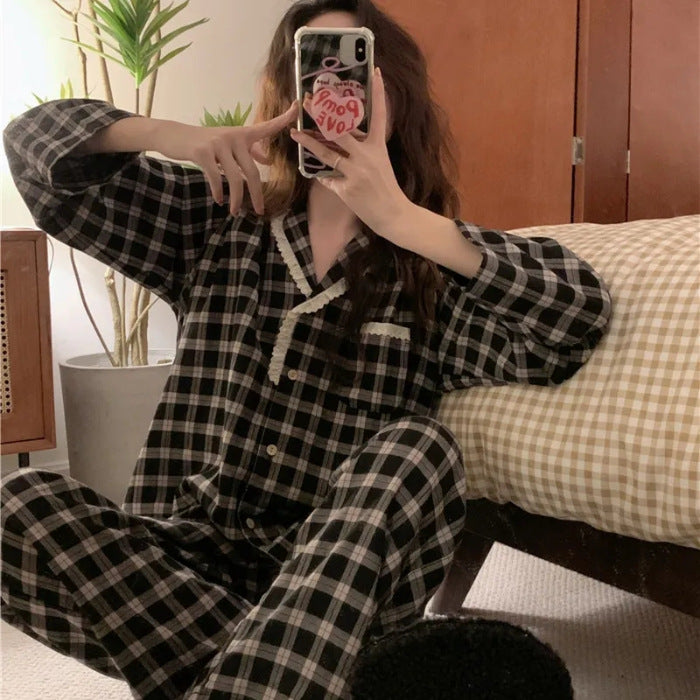 Womens Sweet Princess-Style Home Pajama Set